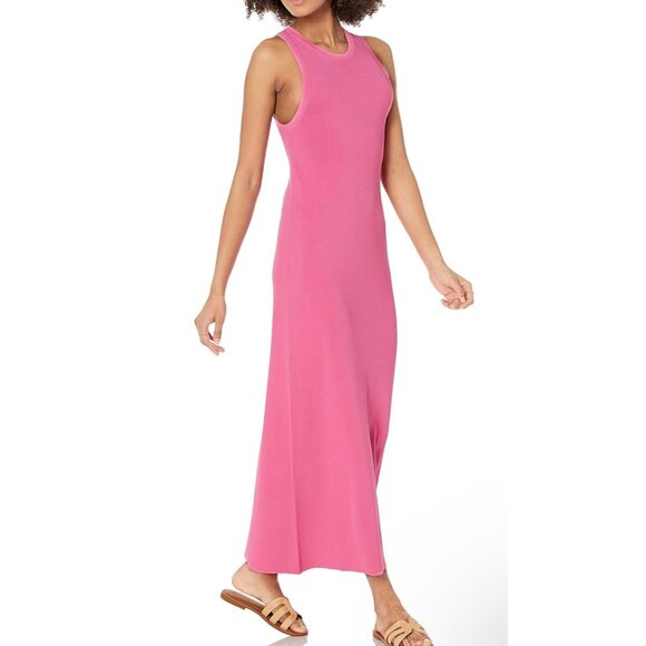 The Drop Womens Sleeveless Tank Maxi Dress Pink S - Picture 3 of 3